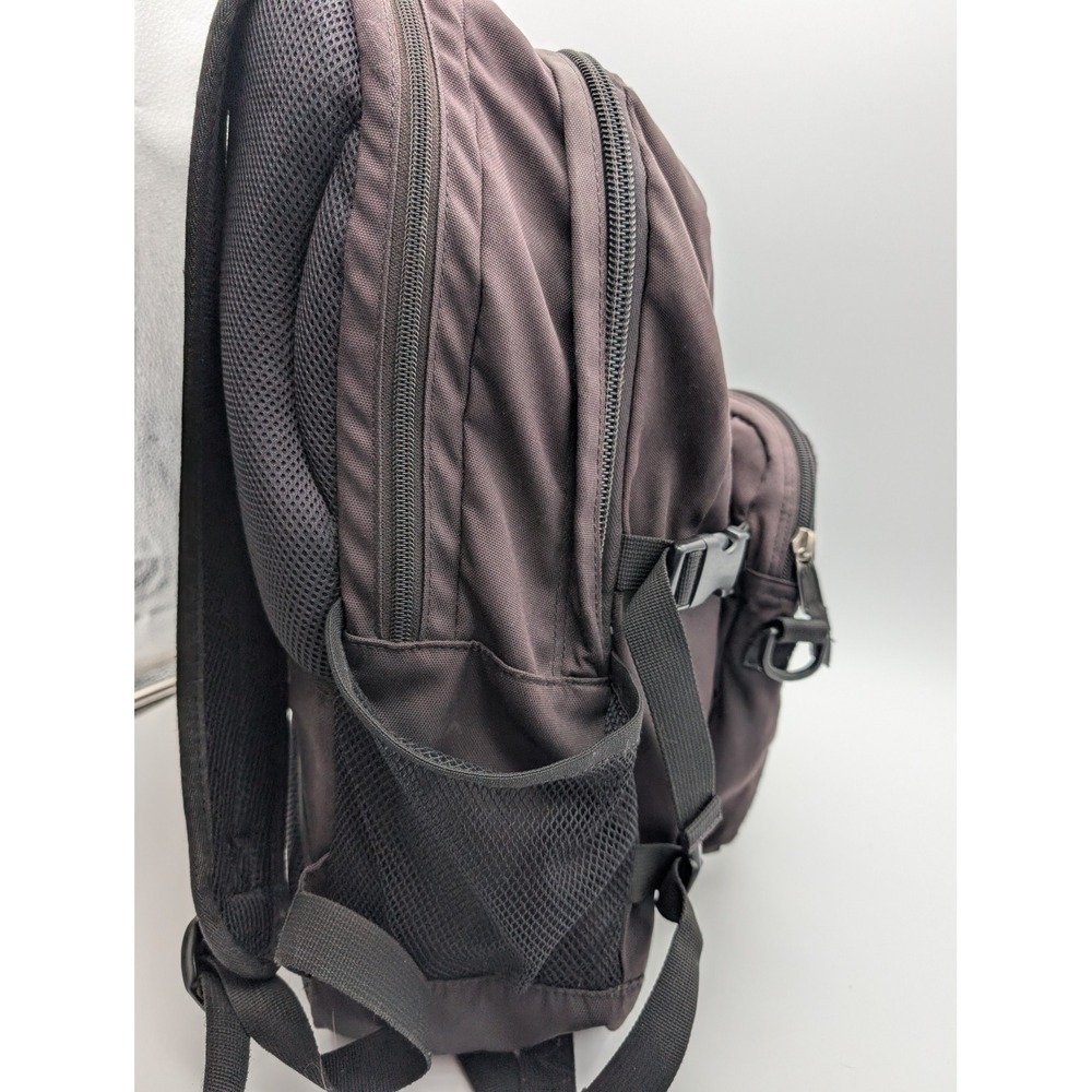 KAVU Canvas Backpack Dark Brown Outdoor Daypack Multi Pocket Repair Needed - Picture 4 of 9